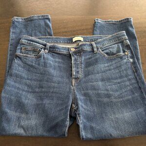LOFT Outlet women's denim jeans size 14 button fly
